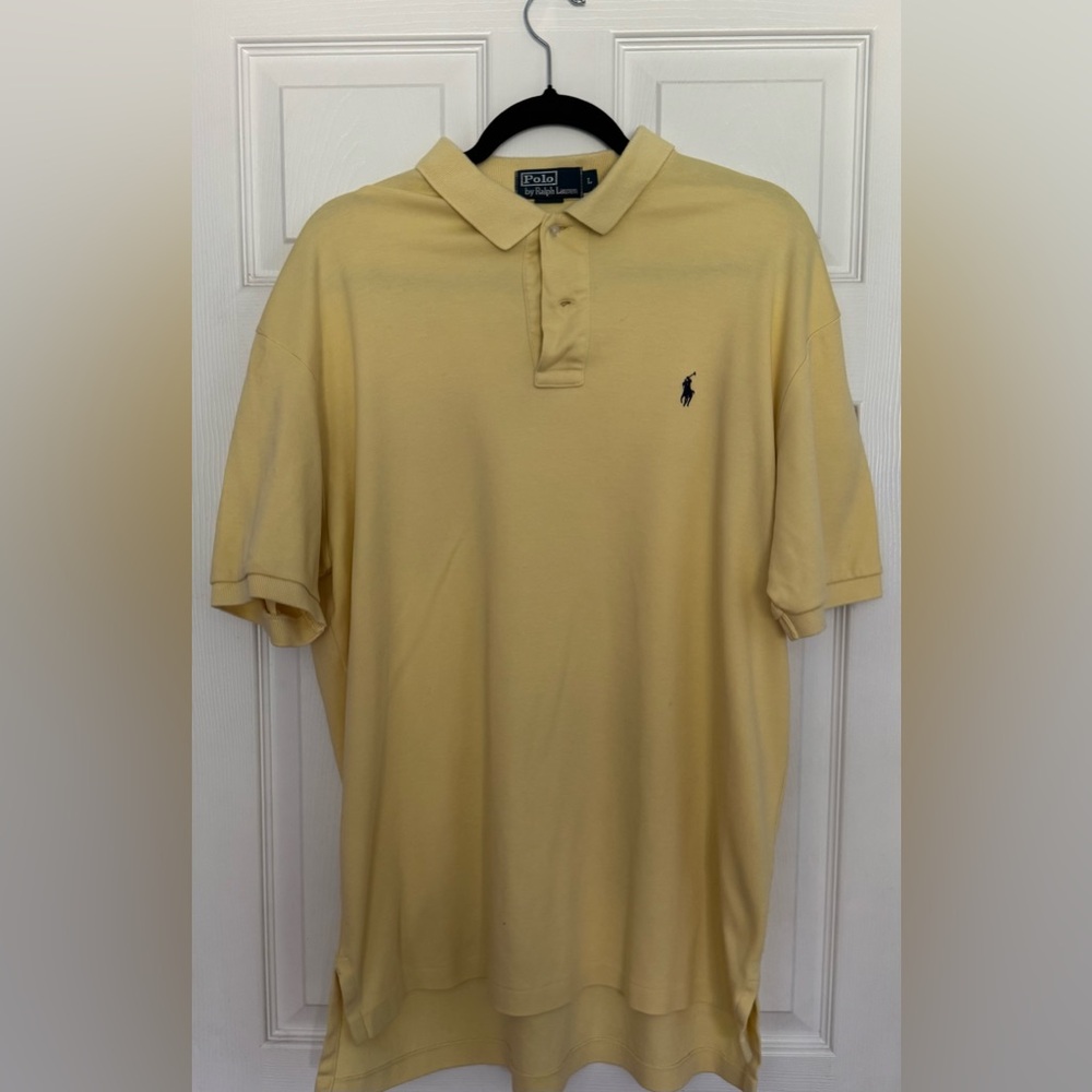 Polo by Ralph Lauren Men's Yellow Polo Shirt
